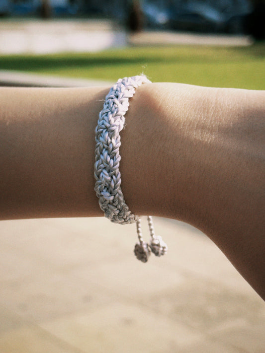 Bracelet Milk – Soie blanche